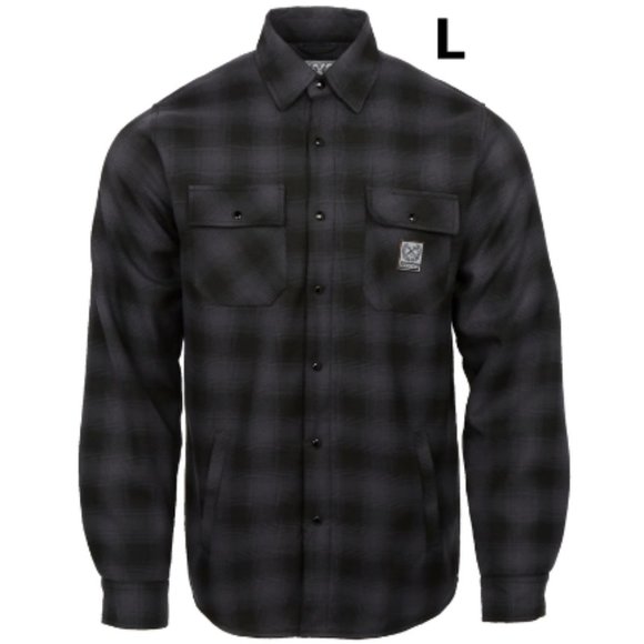 Camicia Flanella DIXXON The .556 – Taglia Large, Fantasia Plaid – Uomo, Usata In Buono Stato - Foto 2